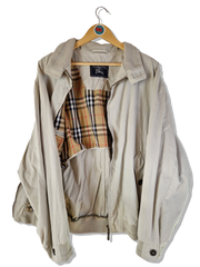 Vintage Burberrys Harrington Jacke Nova Check Braun Beige L-XL