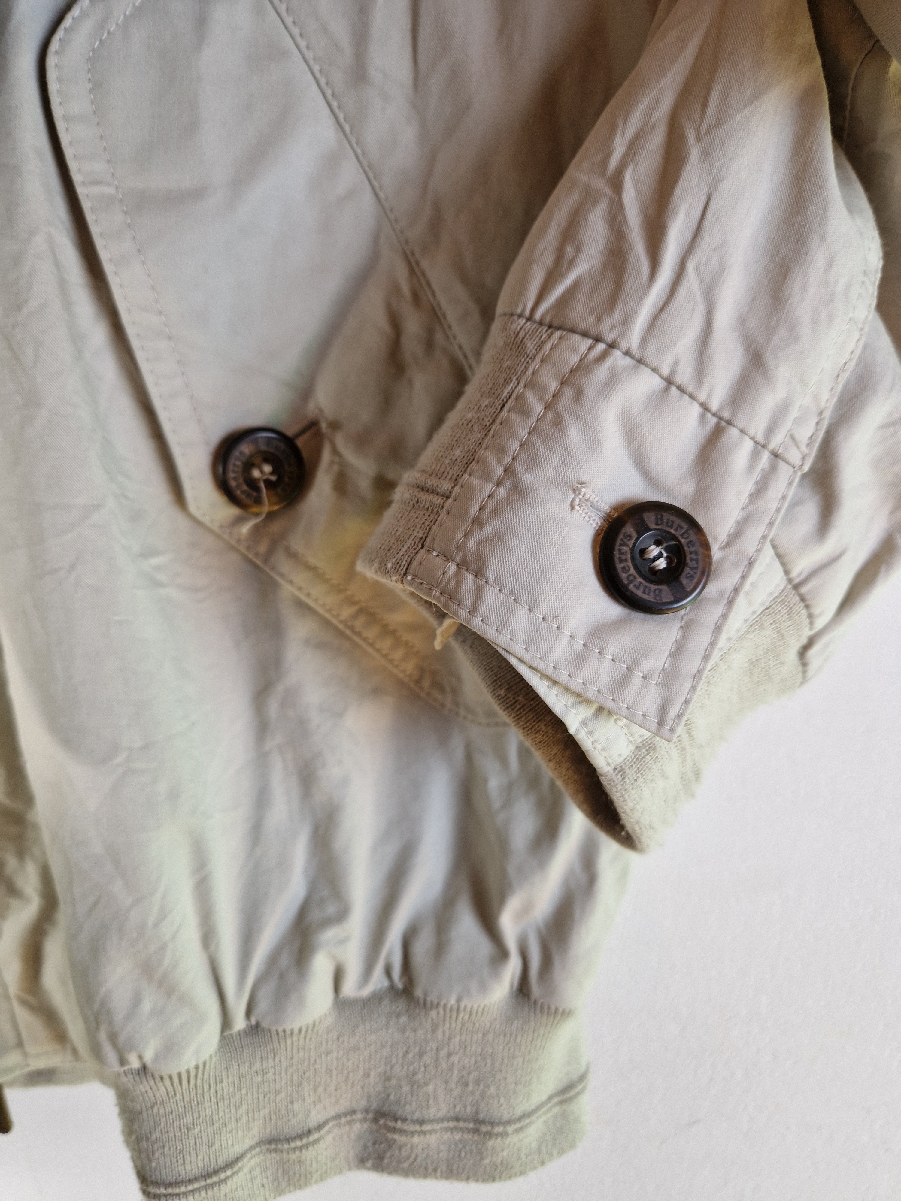 Vintage Burberrys Harrington Jacke Nova Check Braun Beige L-XL