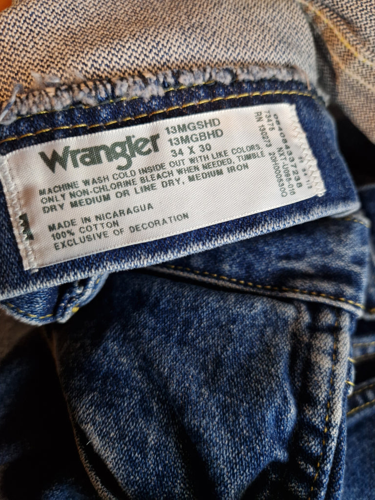 Wrangler jeans hot sale 34x30