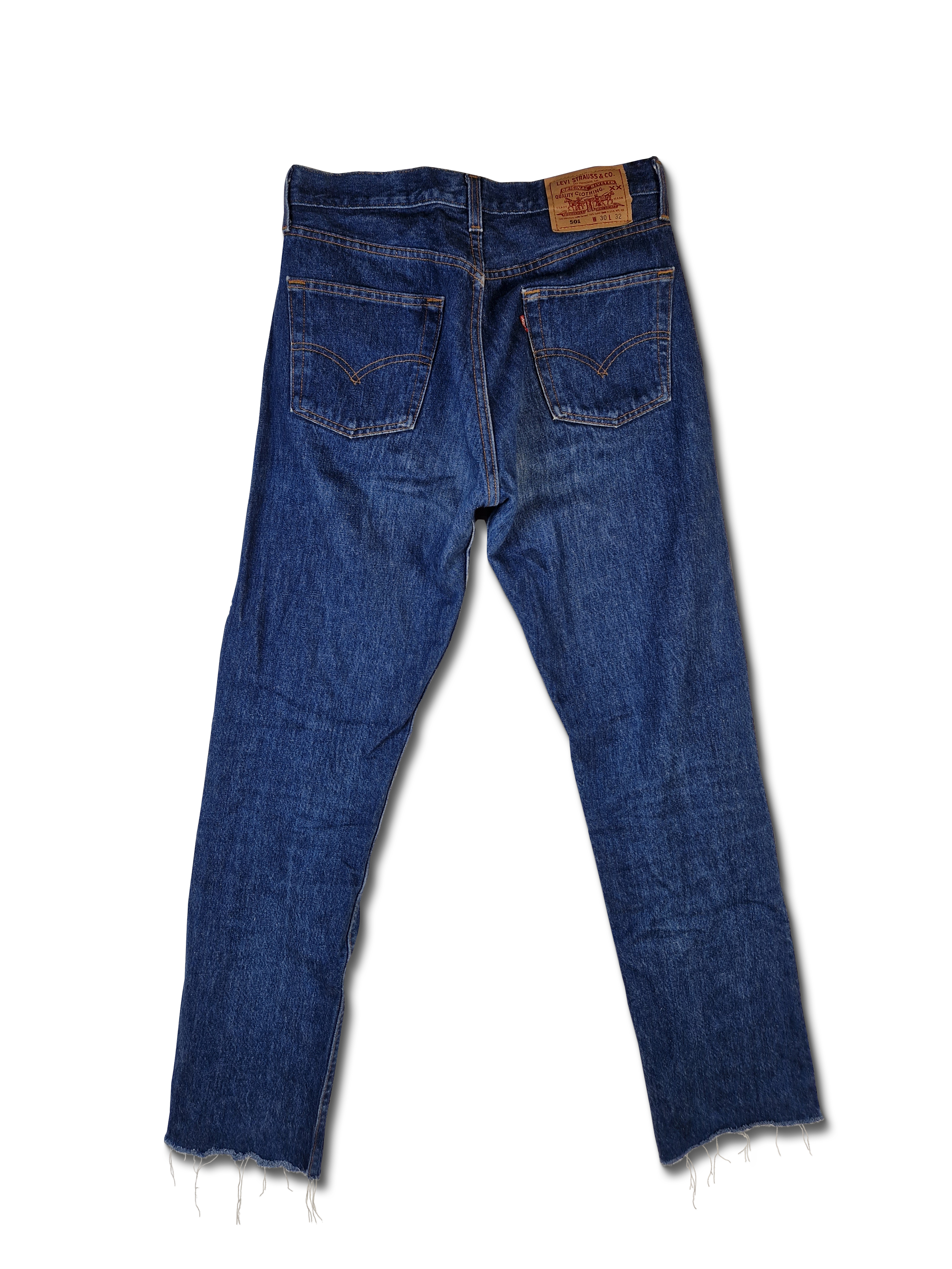 Vintage Levis Jeans 501 Made In USA Gekürzt W30 L32