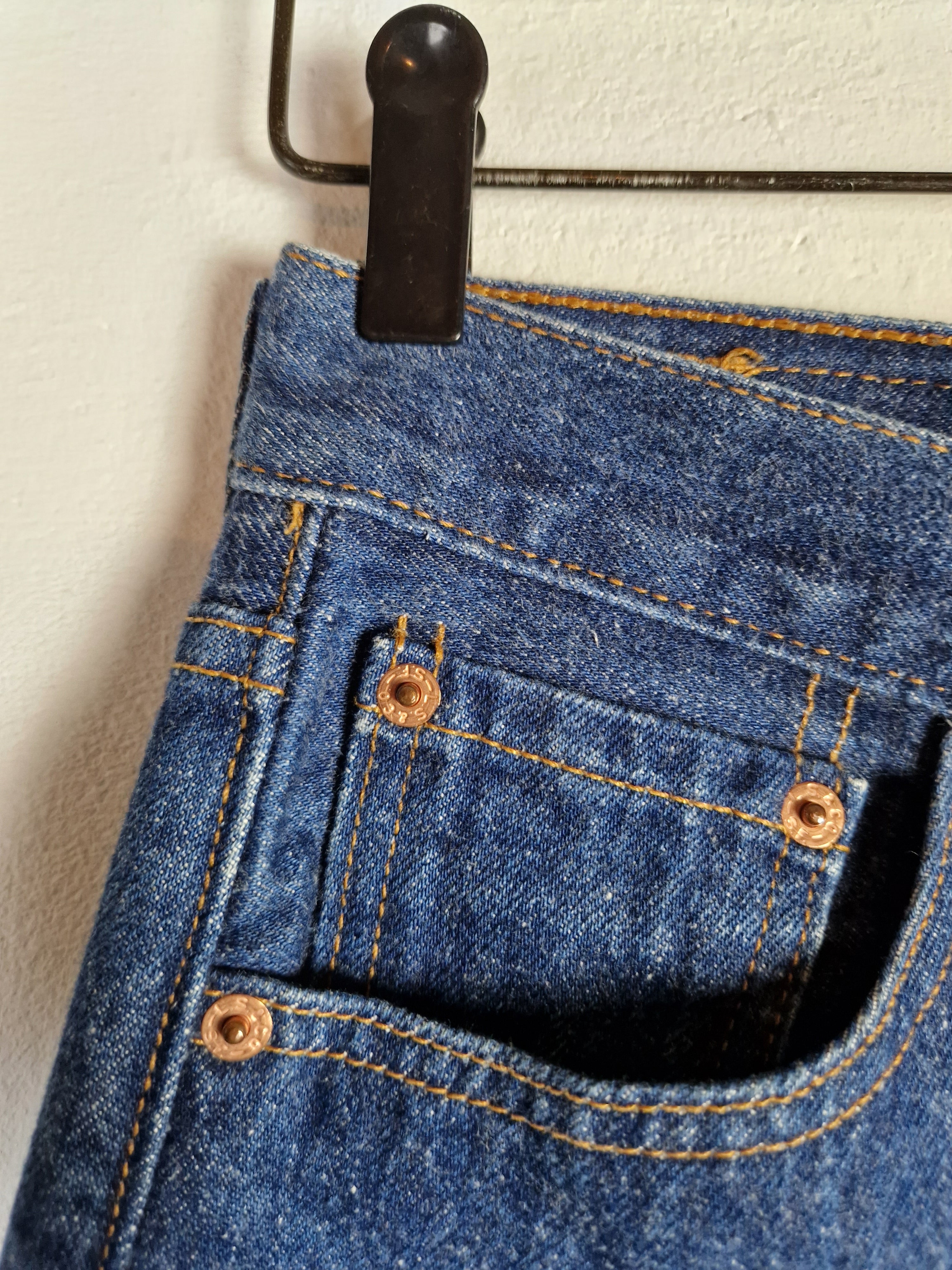 Vintage Levis Jeans 501 Made In USA Gekürzt W30 L32