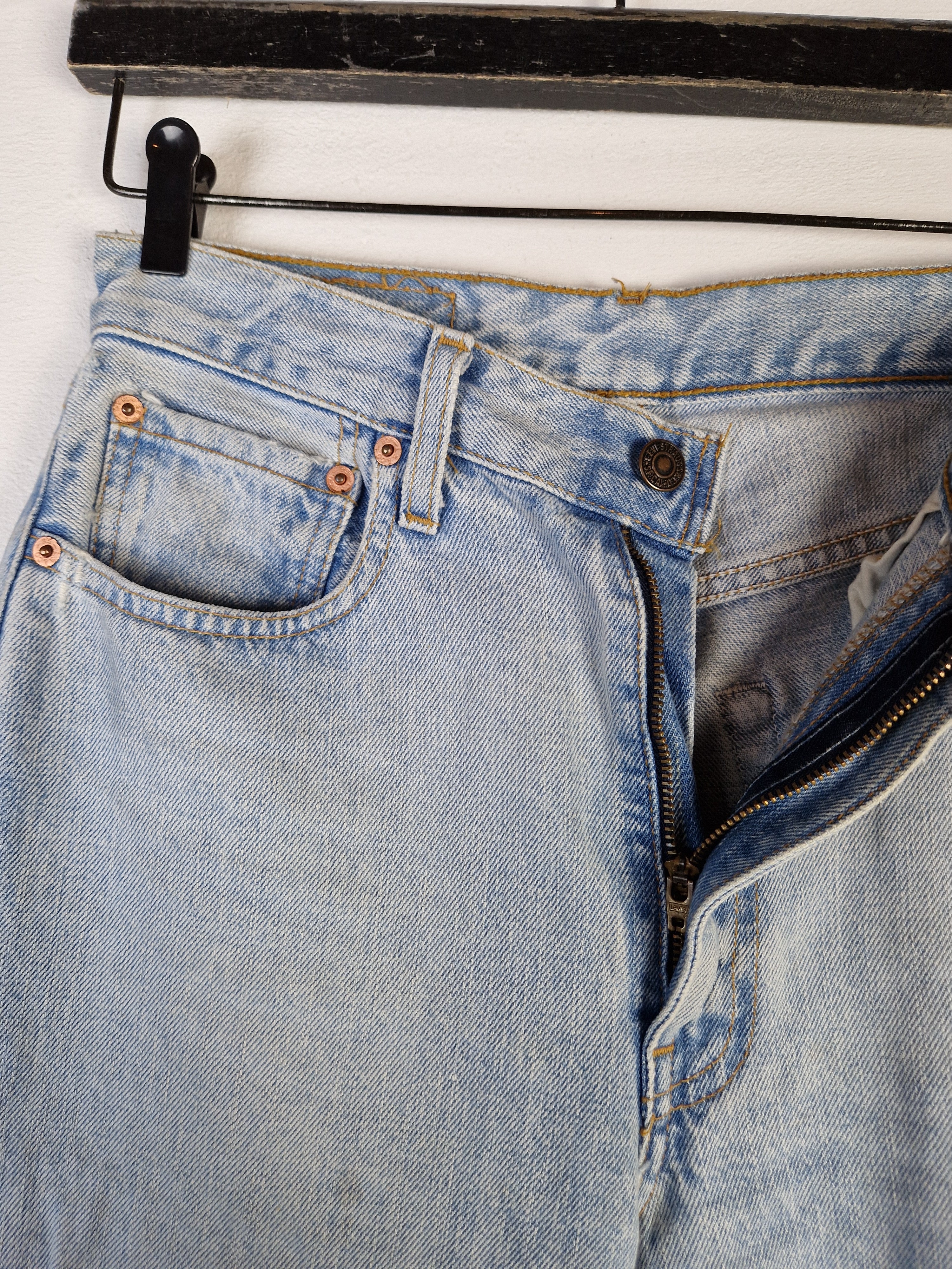 Vintage Levis Jeans 534 04 Helle Waschung 1996 W30 L32