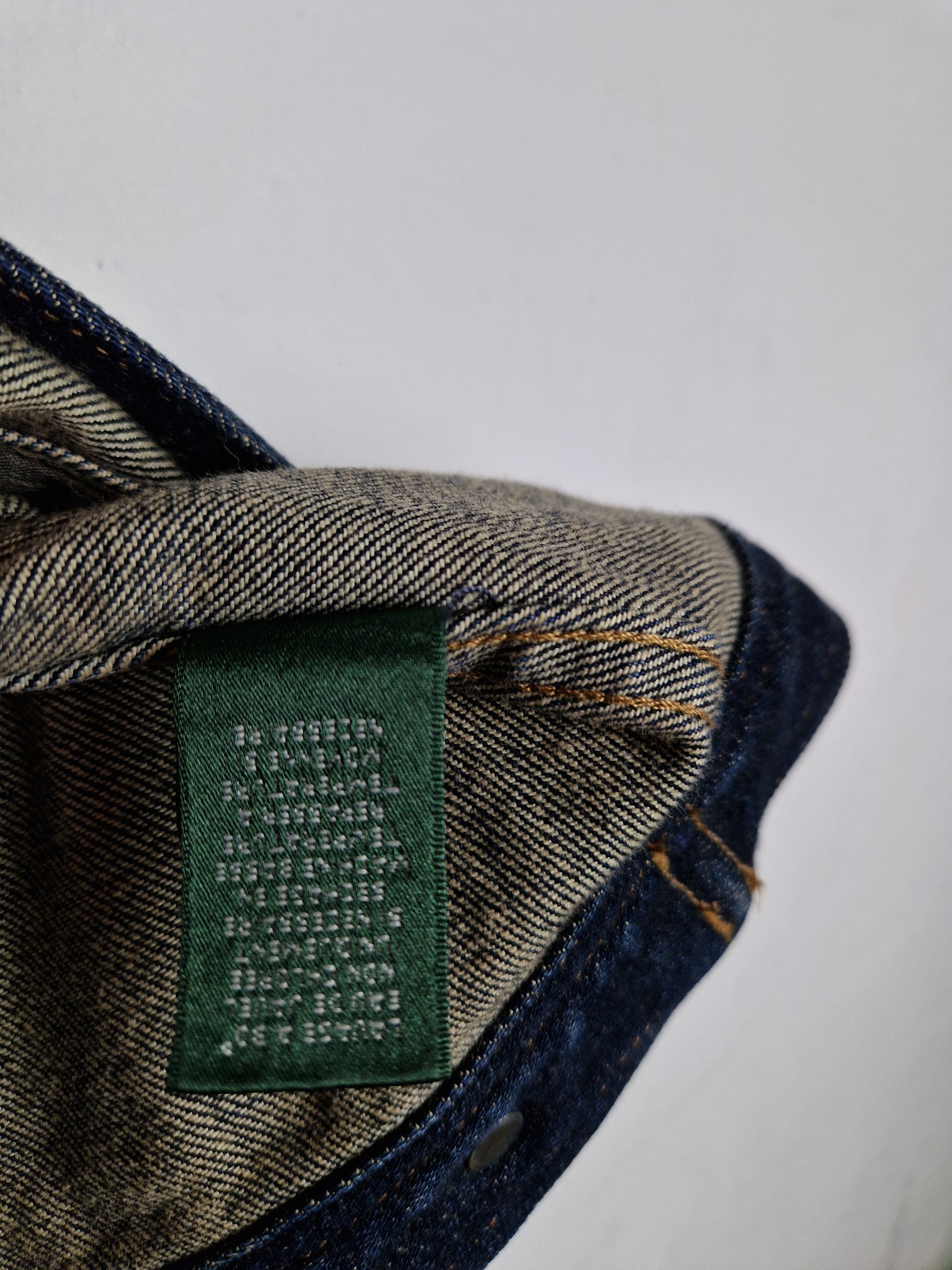 Moderne Ralph Lauren Jeansjacke Premium Dark Denim (Damen) XL - RareRags