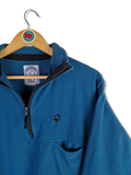 Vintage Jack Wolfskin Fleecejacke Halfzip Polartec Opti Zip Grün XL