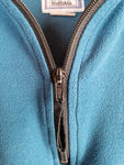 Vintage Jack Wolfskin Fleecejacke Halfzip Polartec Opti Zip Grün XL