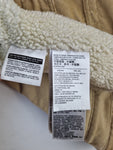 Moderne Levis Cordjacke Sherpa Teddyfell Braun L