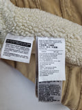 Moderne Levis Cordjacke Sherpa Teddyfell Braun L