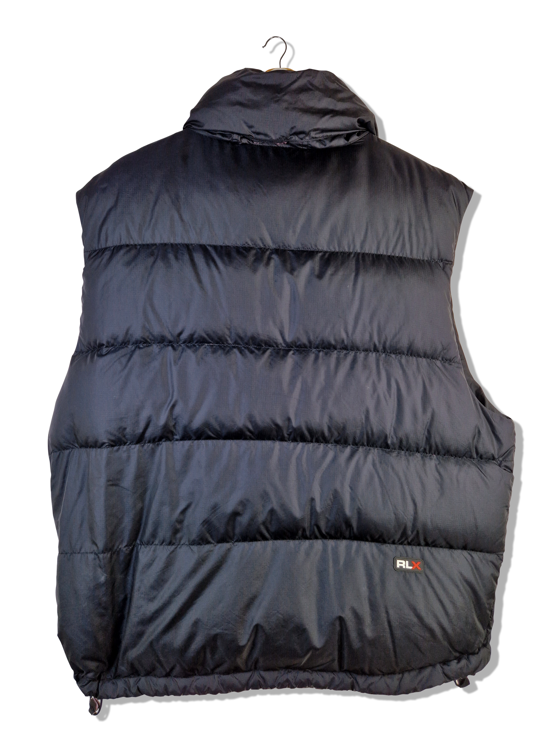 Moderne Ralph Lauren Daunenweste RLX Polo Sport Puffer Bolle Schwarz XL - RareRags