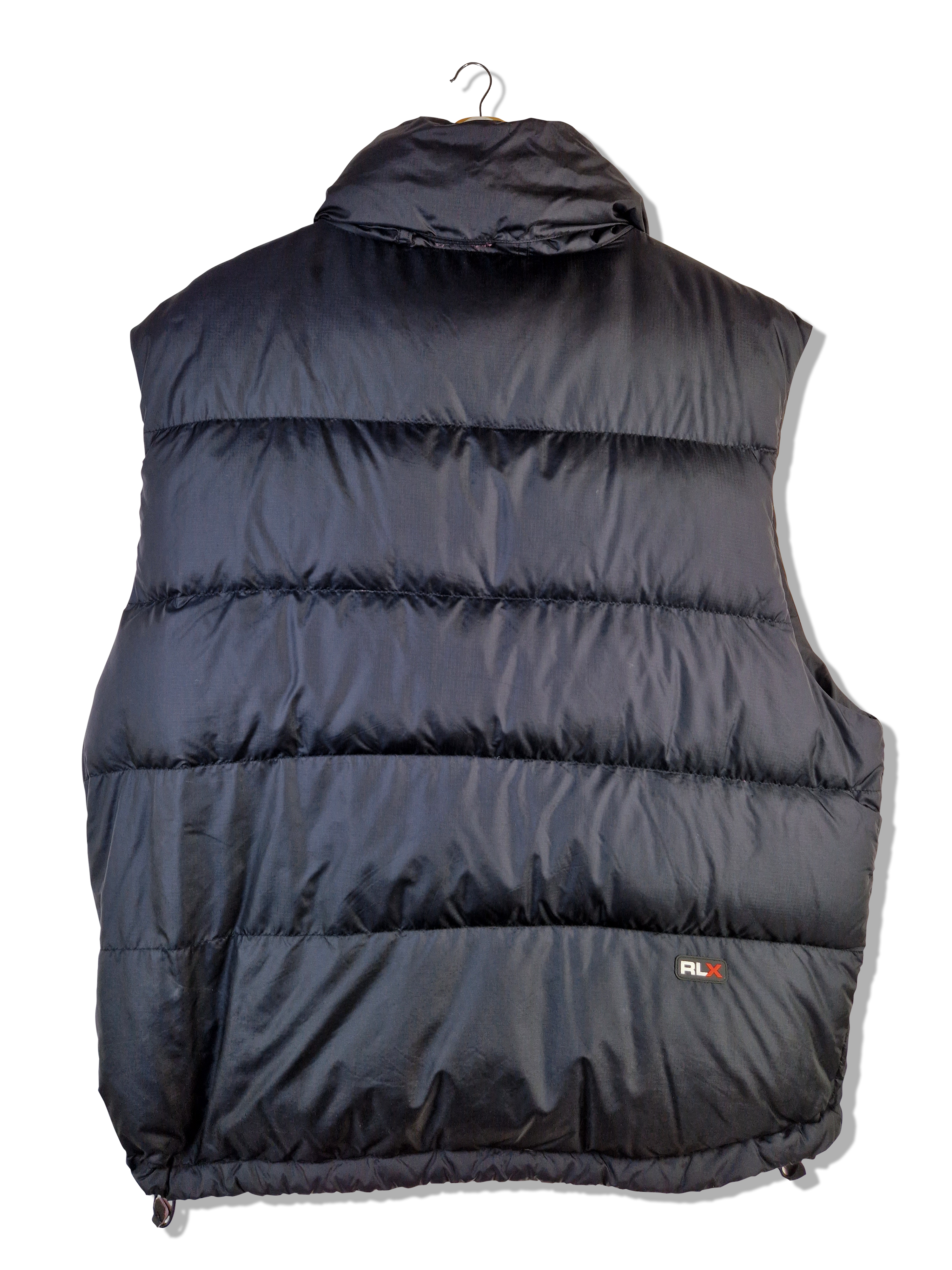 Moderne Ralph Lauren Daunenweste RLX Polo Sport Puffer Bolle Schwarz XL - RareRags