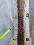 Rare! Vintage Levis Jeansjacke 80s Made In USA Sherpa Teddyfell Washed M