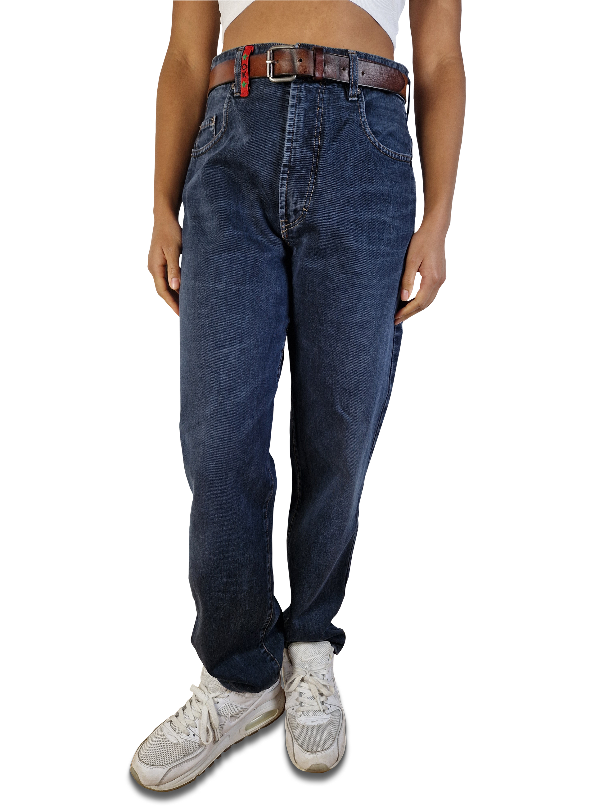 Vintage Otto Kern Jeans Made In Italy Grau Schwarz 33 - RareRags