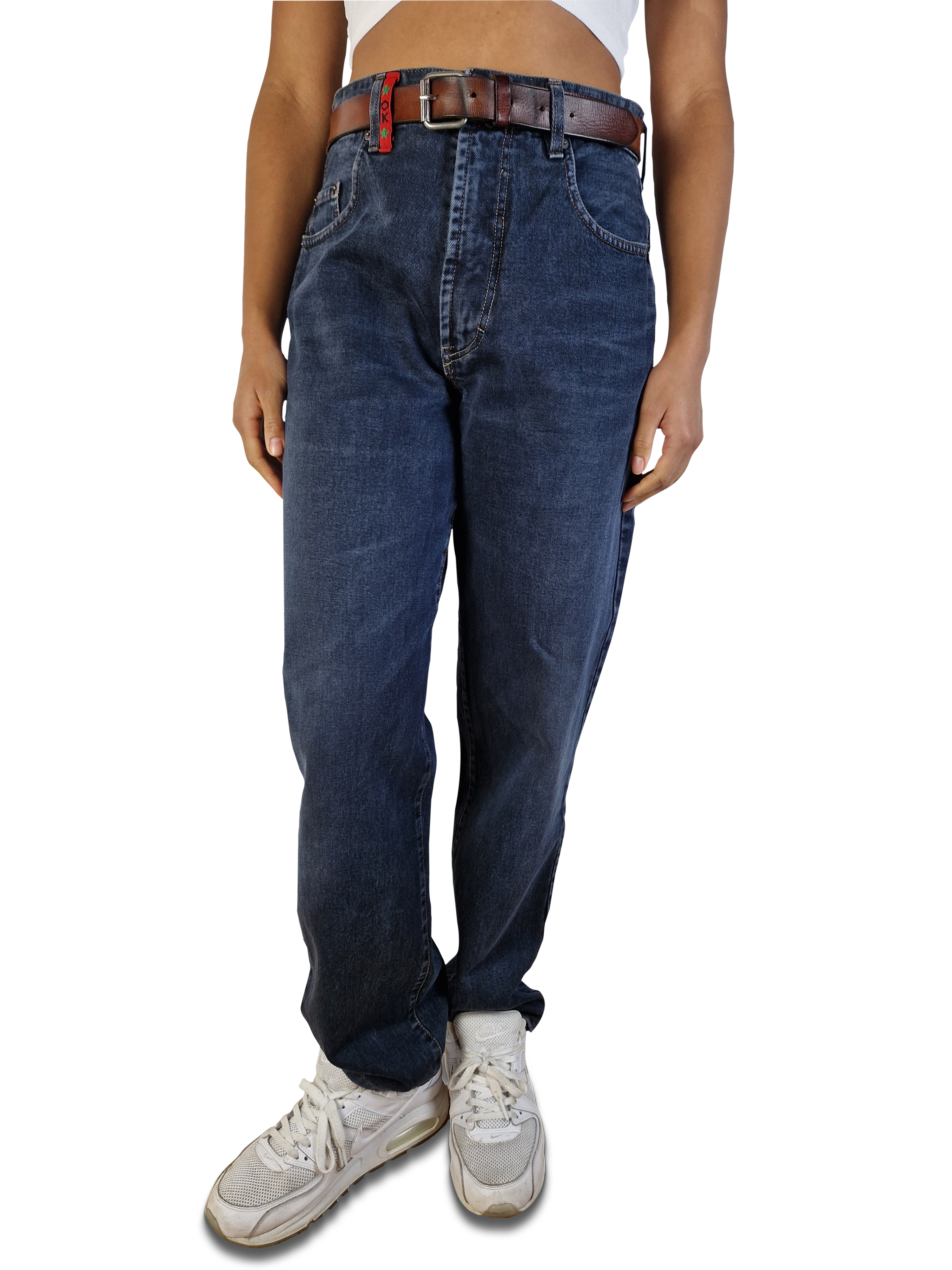 Vintage Otto Kern Jeans Made In Italy Grau Schwarz 33 - RareRags