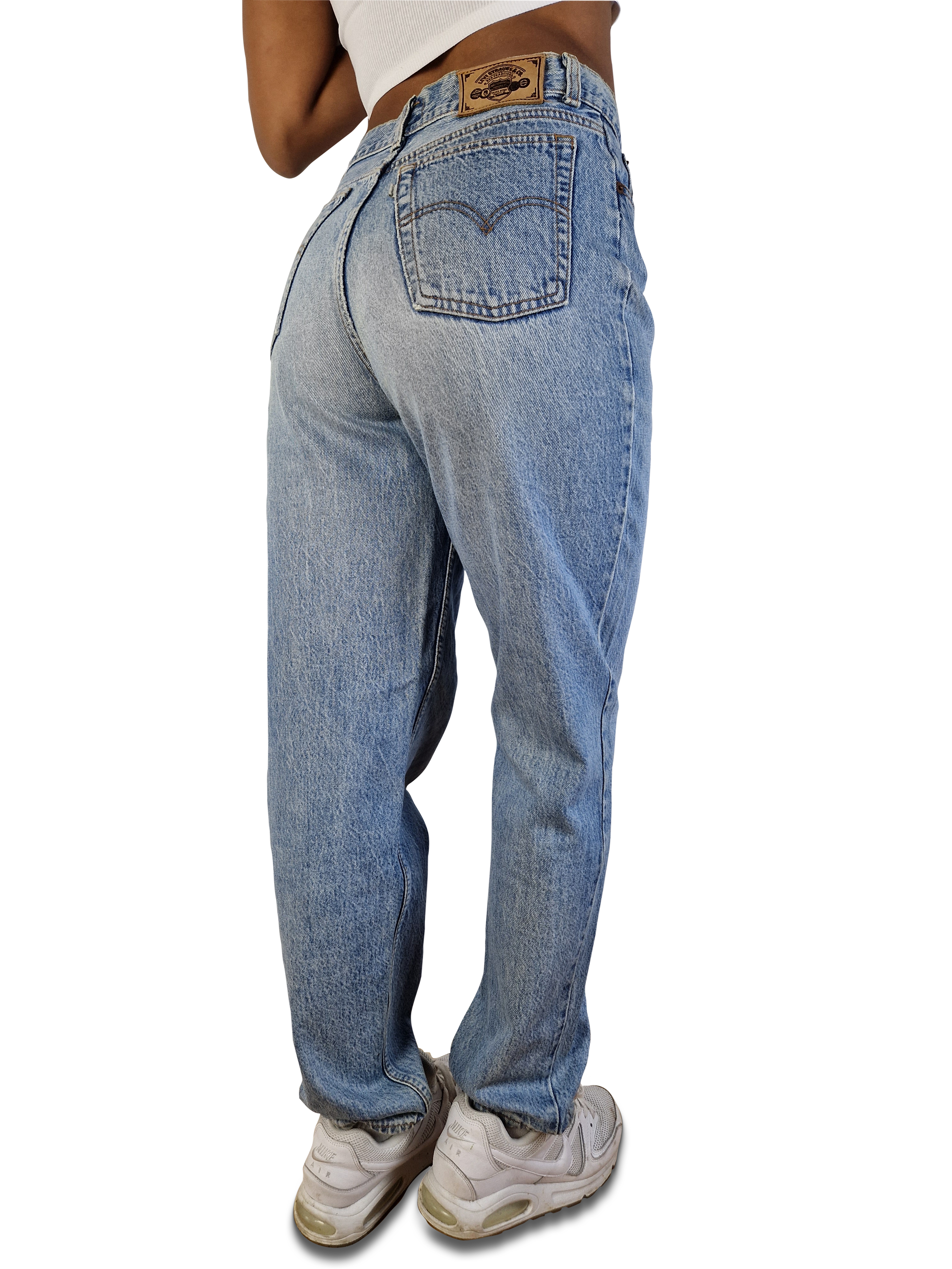 Vintage Levis Jeans 80s Silvertab 726 Hellblau S-M - RareRags