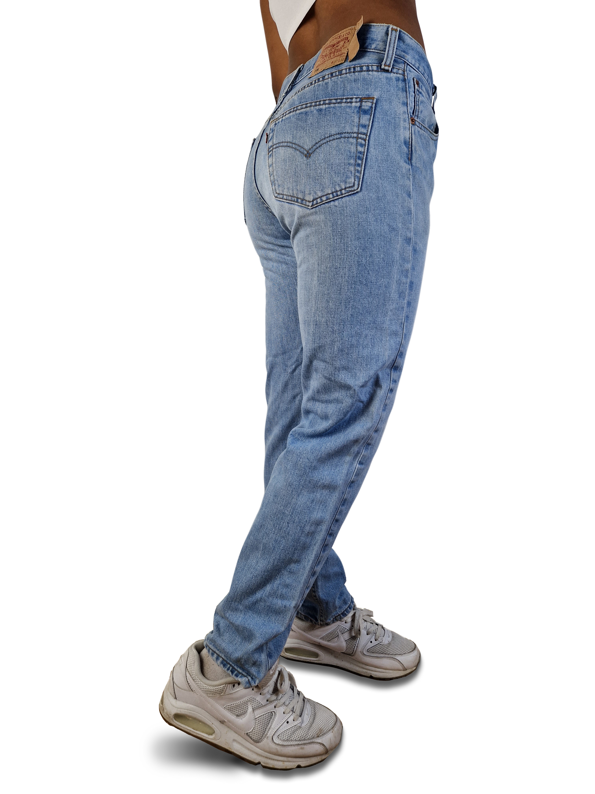 Vintage Levis Jeans 501 Basic Blau W33 L32 - RareRags