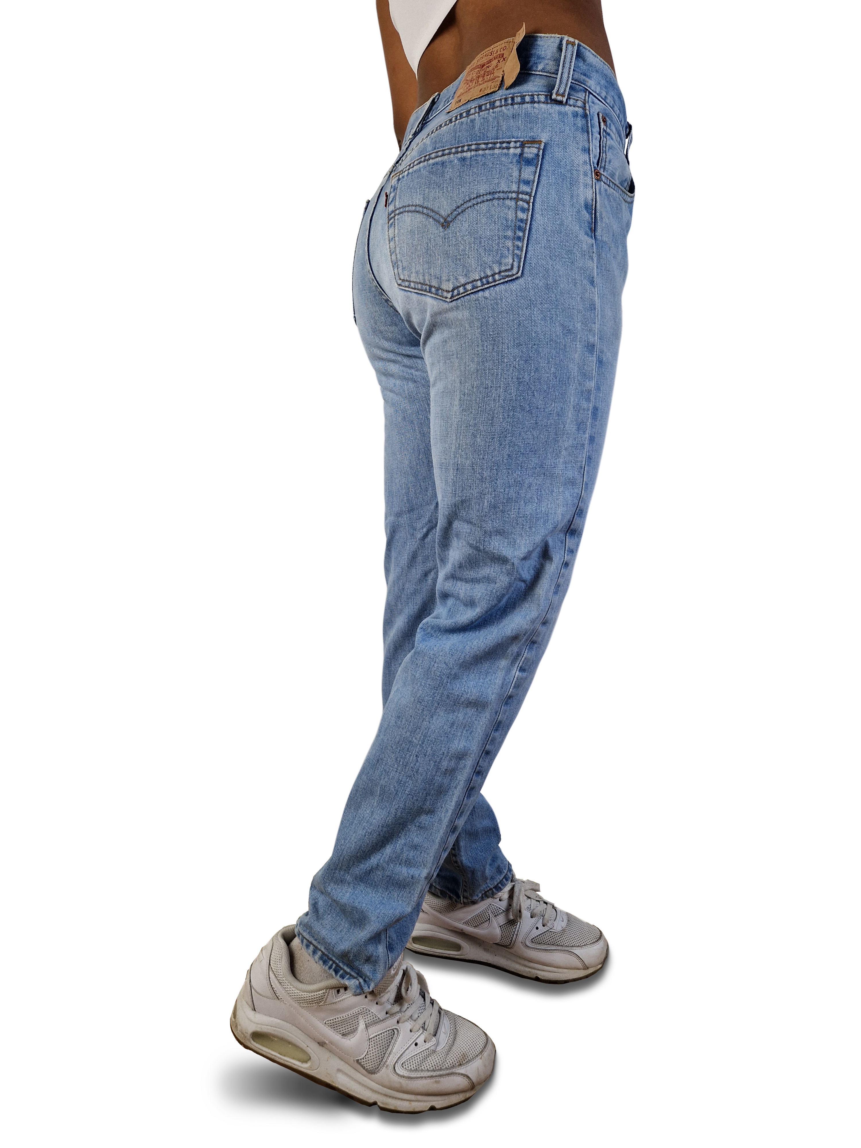 Vintage Levis Jeans 501 Basic Blau W33 L32 - RareRags