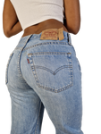 Vintage Levis Jeans 501 Basic Blau W33 L32