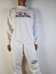Vintage Lecomte Jogginganzug "Coupe Du Bresil" Made In West Germany Weiß (44) L-XL