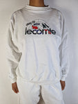 Vintage Lecomte Jogginganzug "Coupe Du Bresil" Made In West Germany Weiß (44) L-XL