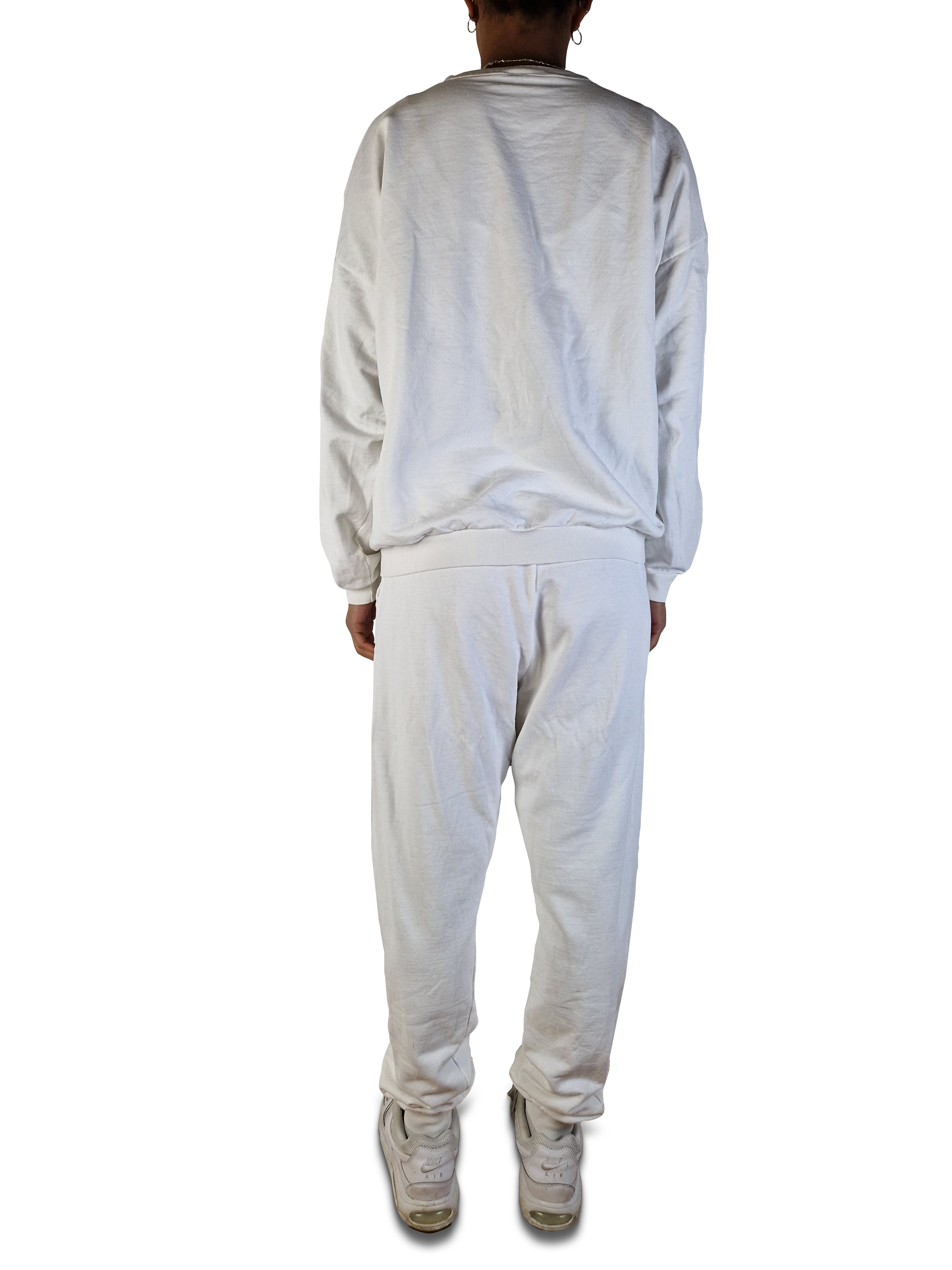 Vintage Lecomte Jogginganzug "Coupe Du Bresil" Made In West Germany Weiß (44) L-XL - RareRags