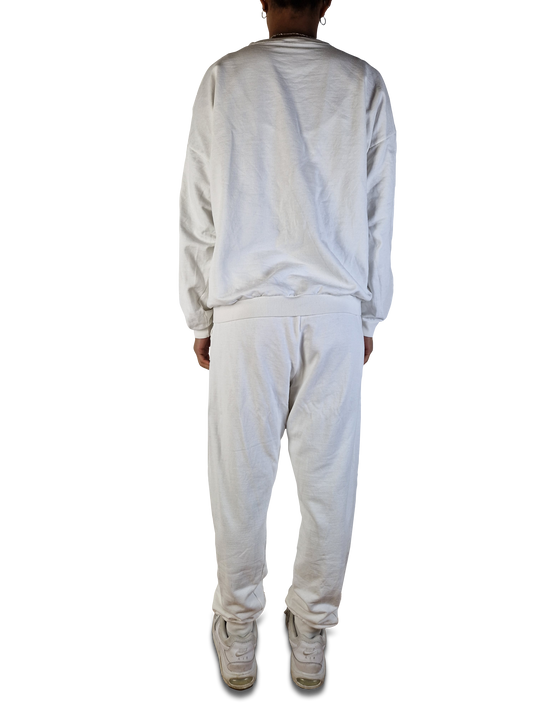 Vintage Lecomte Jogginganzug "Coupe Du Bresil" Made In West Germany Weiß (44) L-XL