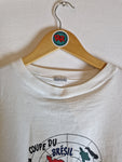 Vintage Lecomte Jogginganzug "Coupe Du Bresil" Made In West Germany Weiß (44) L-XL