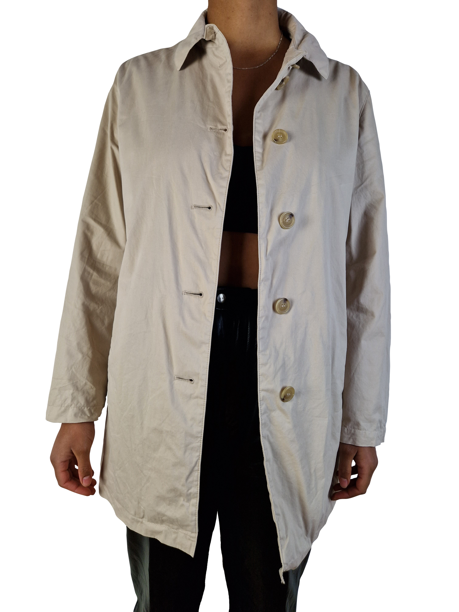 Moderner Burberry Kurzmantel Nova Check Innenfutter Beige (40) M-L - RareRags