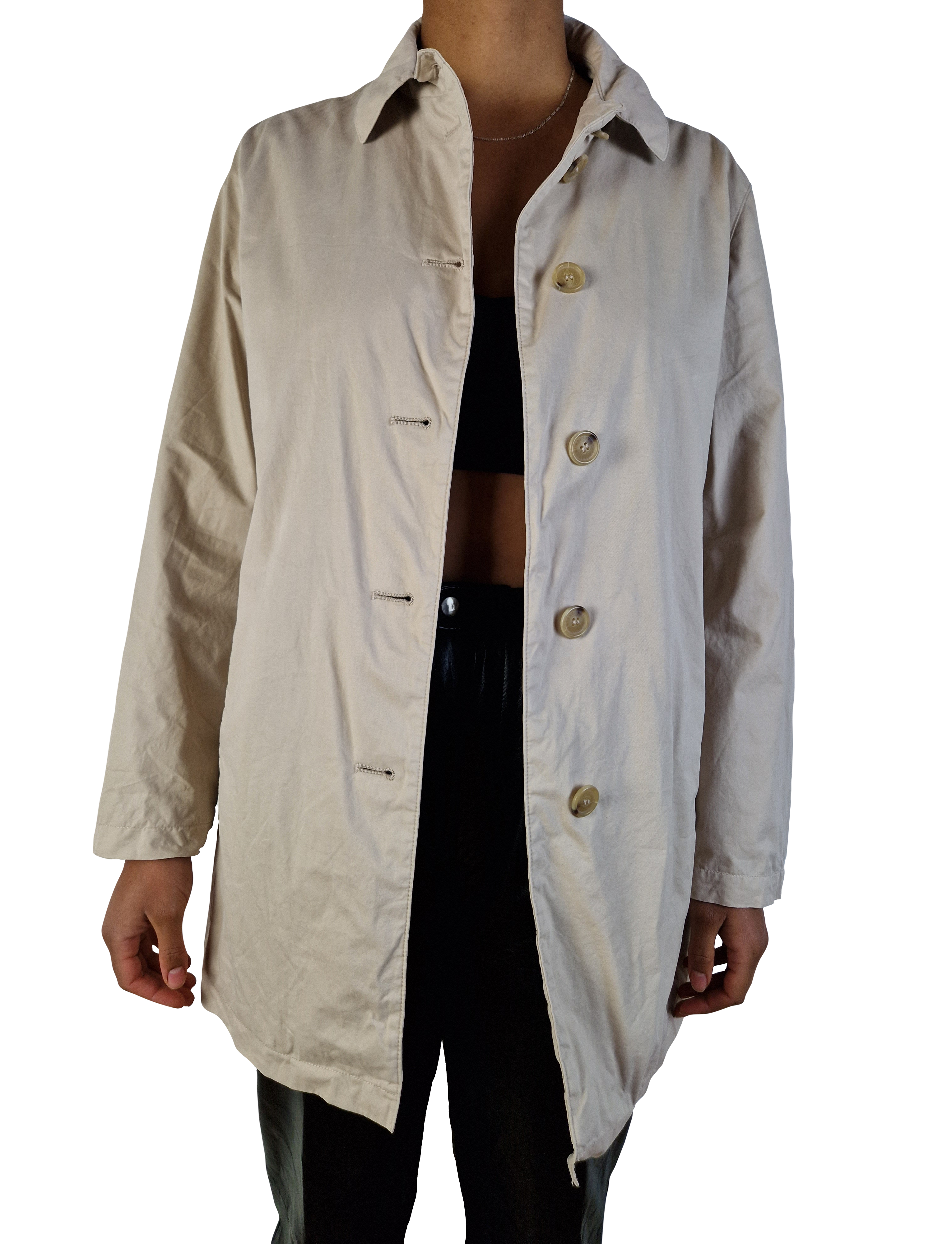 Moderner Burberry Kurzmantel Nova Check Innenfutter Beige (40) M-L - RareRags