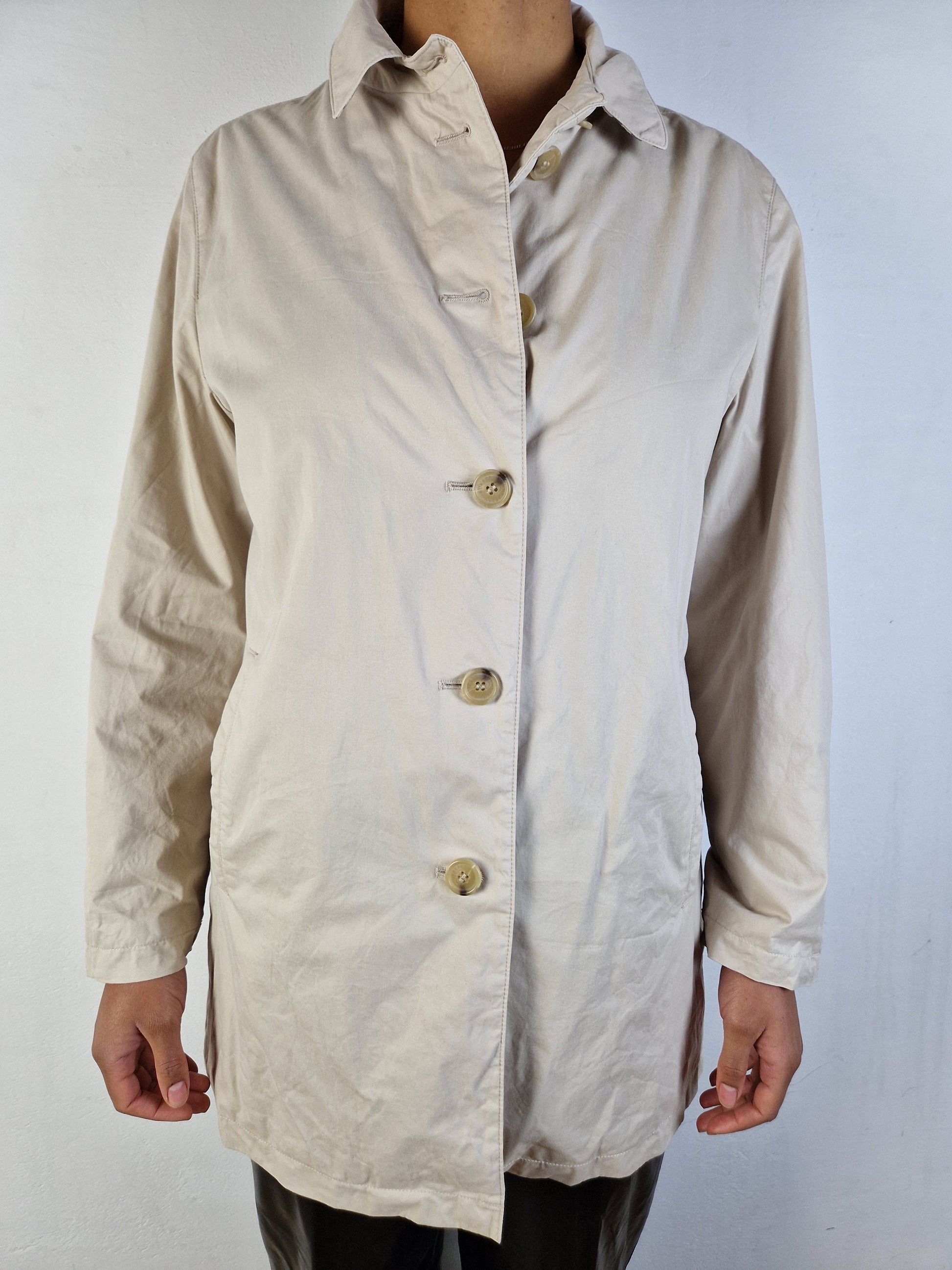 Moderner Burberry Kurzmantel Nova Check Innenfutter Beige (40) M-L - RareRags