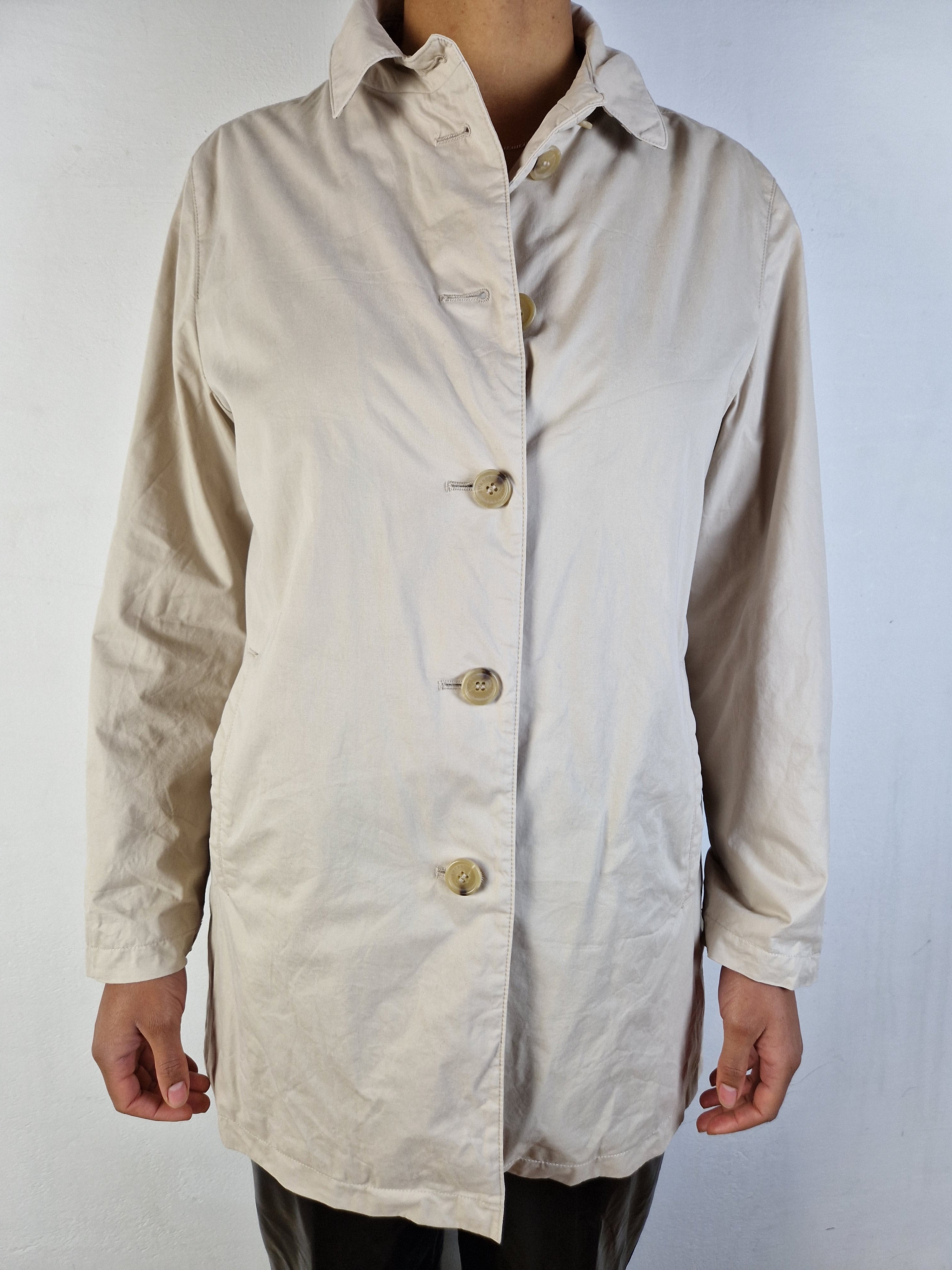 Moderner Burberry Kurzmantel Nova Check Innenfutter Beige (40) M-L - RareRags