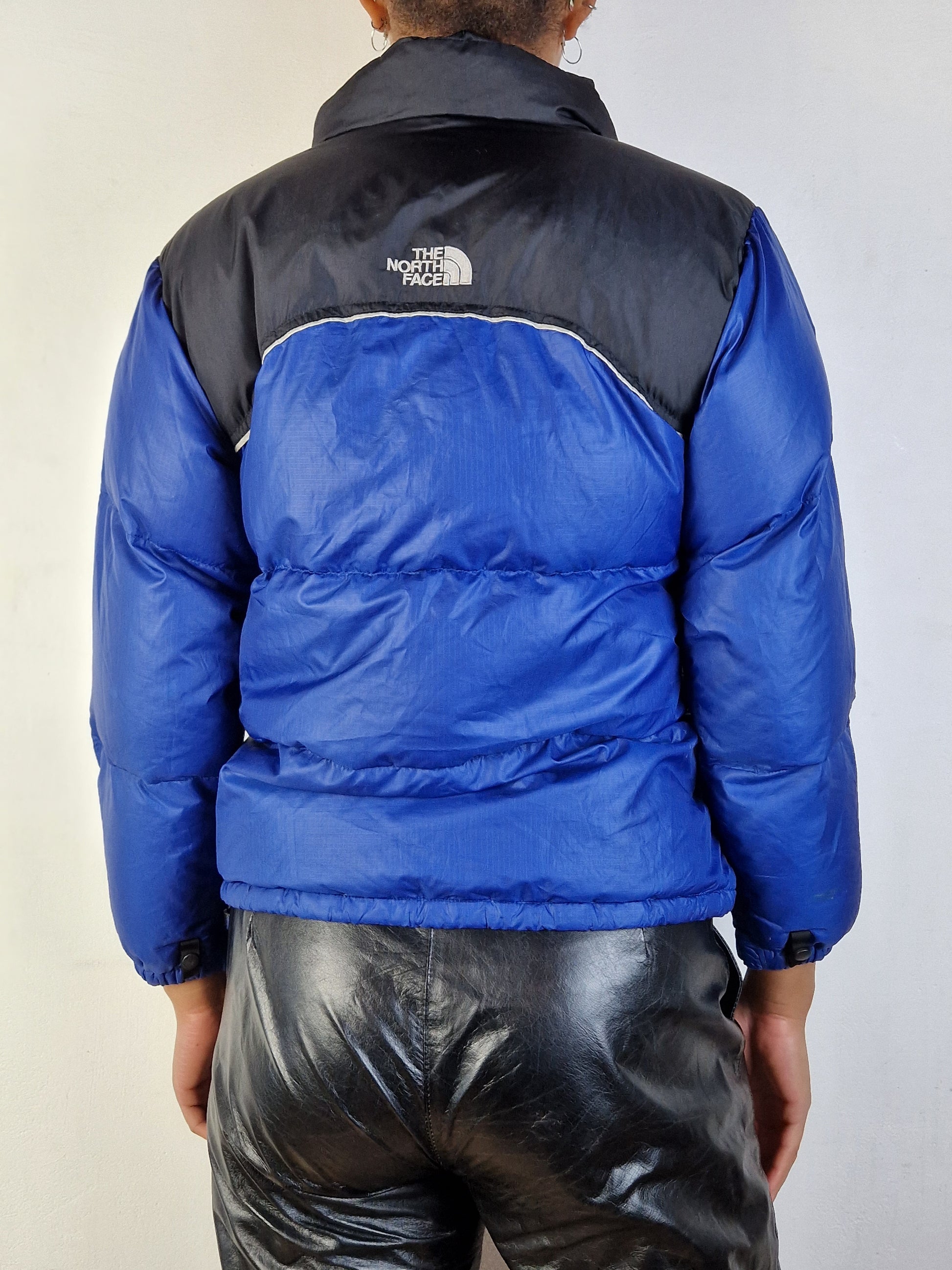 Moderne The North Face Daunenjacke 600 Schwarz Blau XS-S - RareRags