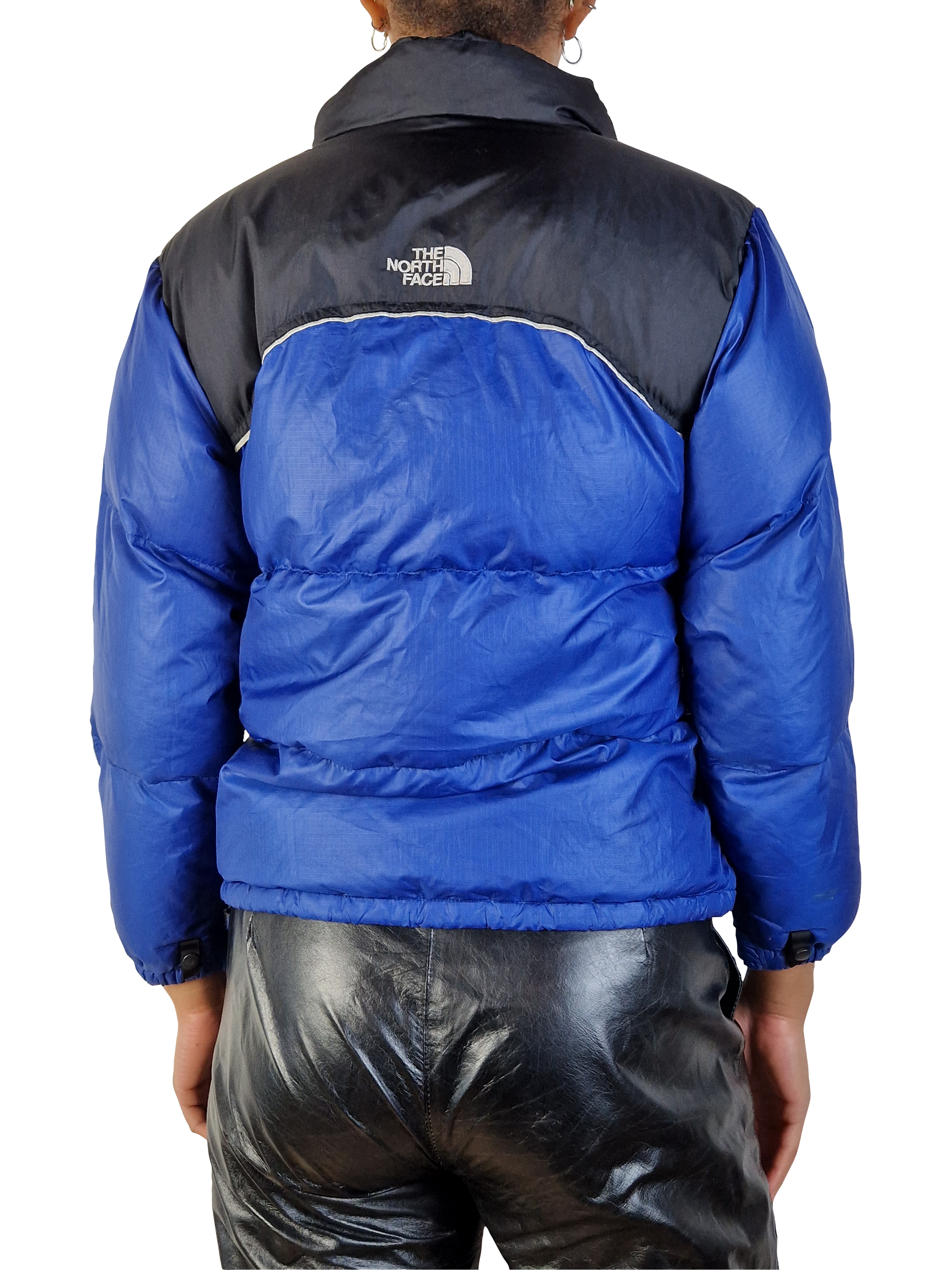 Moderne The North Face Daunenjacke 600 Schwarz Blau XS-S - RareRags