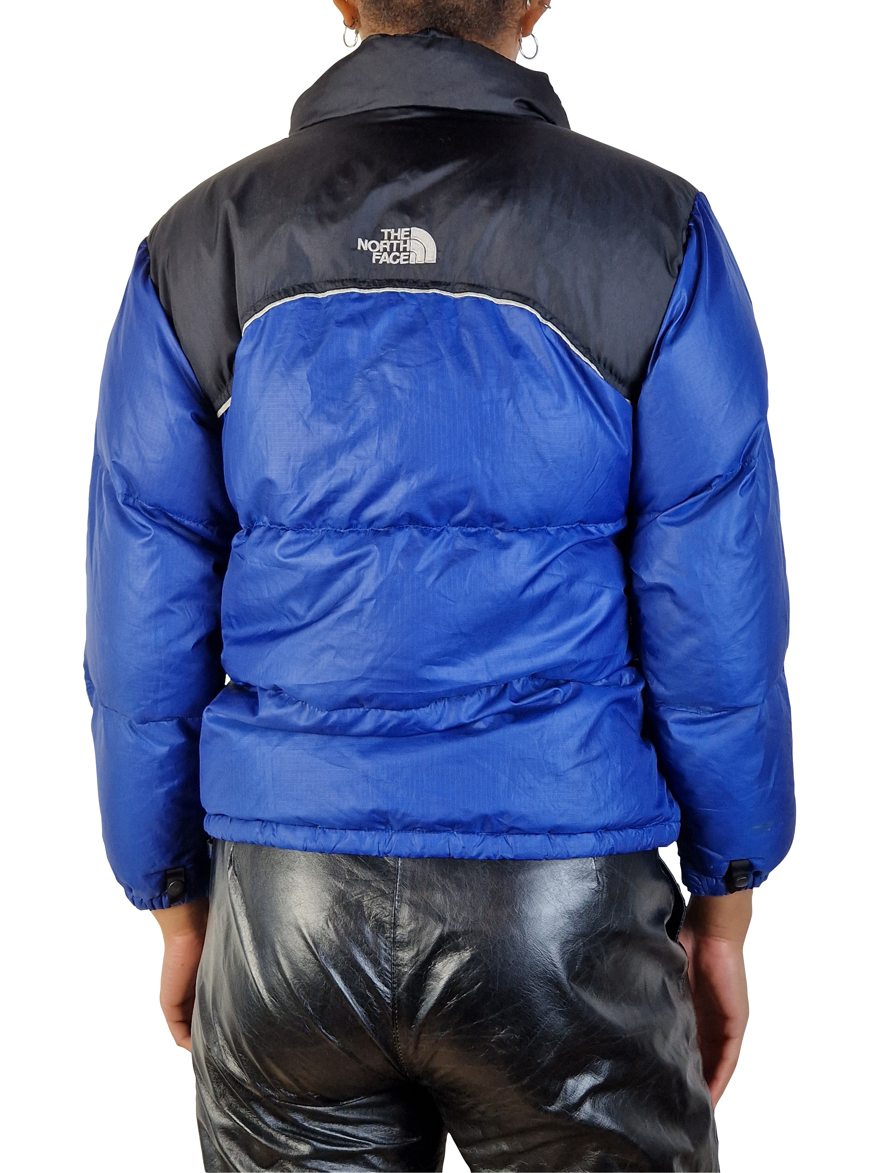 Moderne The North Face Daunenjacke 600 Schwarz Blau XS-S - RareRags