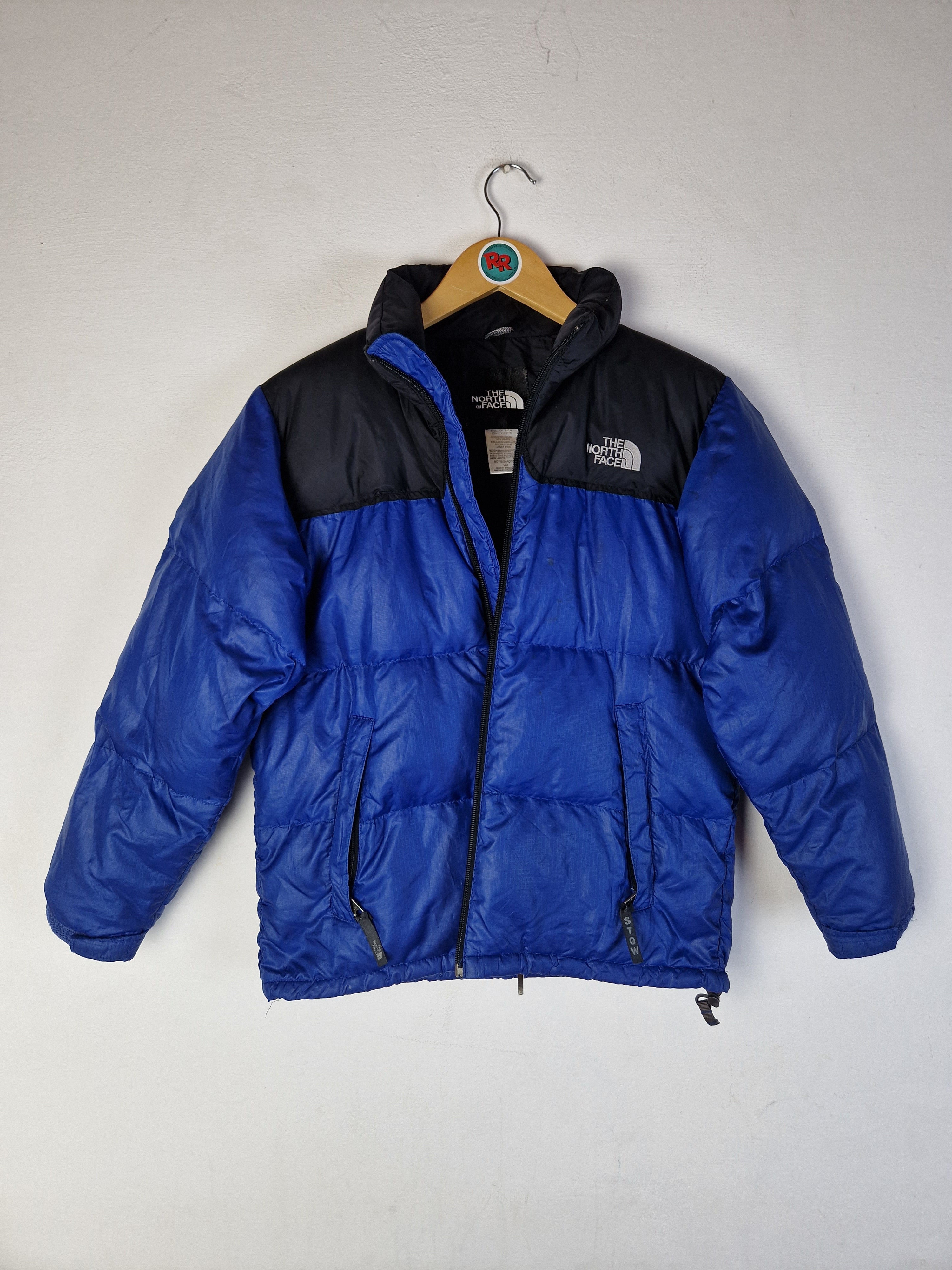 Moderne The North Face Daunenjacke 600 Schwarz Blau XS-S - RareRags