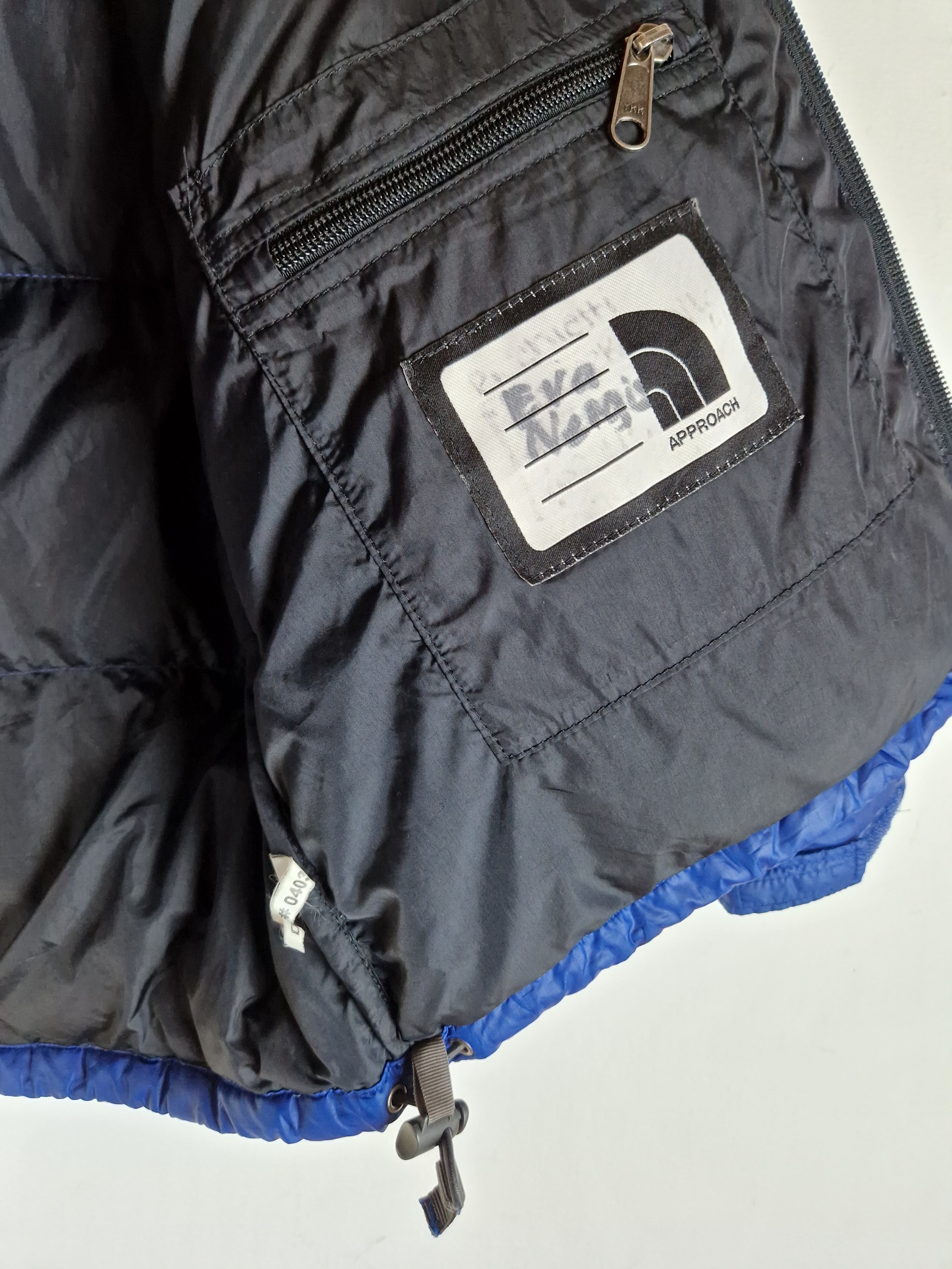 Moderne The North Face Daunenjacke 600 Schwarz Blau XS-S - RareRags
