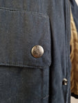 Vintage Yves Saint Laurent Leicht Gefüttert Basic Blau (54) L-XL