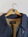 Vintage Yves Saint Laurent Leicht Gefüttert Basic Blau (54) L-XL