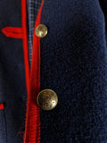 Vintage Winnie Puhh Trachtenjacke Bestickt Dunkelblau M