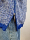 Modernes Barbour Oberteil Knitwear Kurzarm Mit Alpaca & Merino Blau (12) L