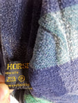 Vintage Racing Horse Jeansjacke Gefüttert Blau M
