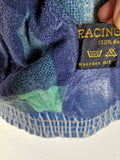 Vintage Racing Horse Jeansjacke Gefüttert Blau M