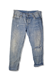 Moderne Levis Jeans 501 CT Collectors Edition Distressed Red Line Selvedge W29L32 - RareRags