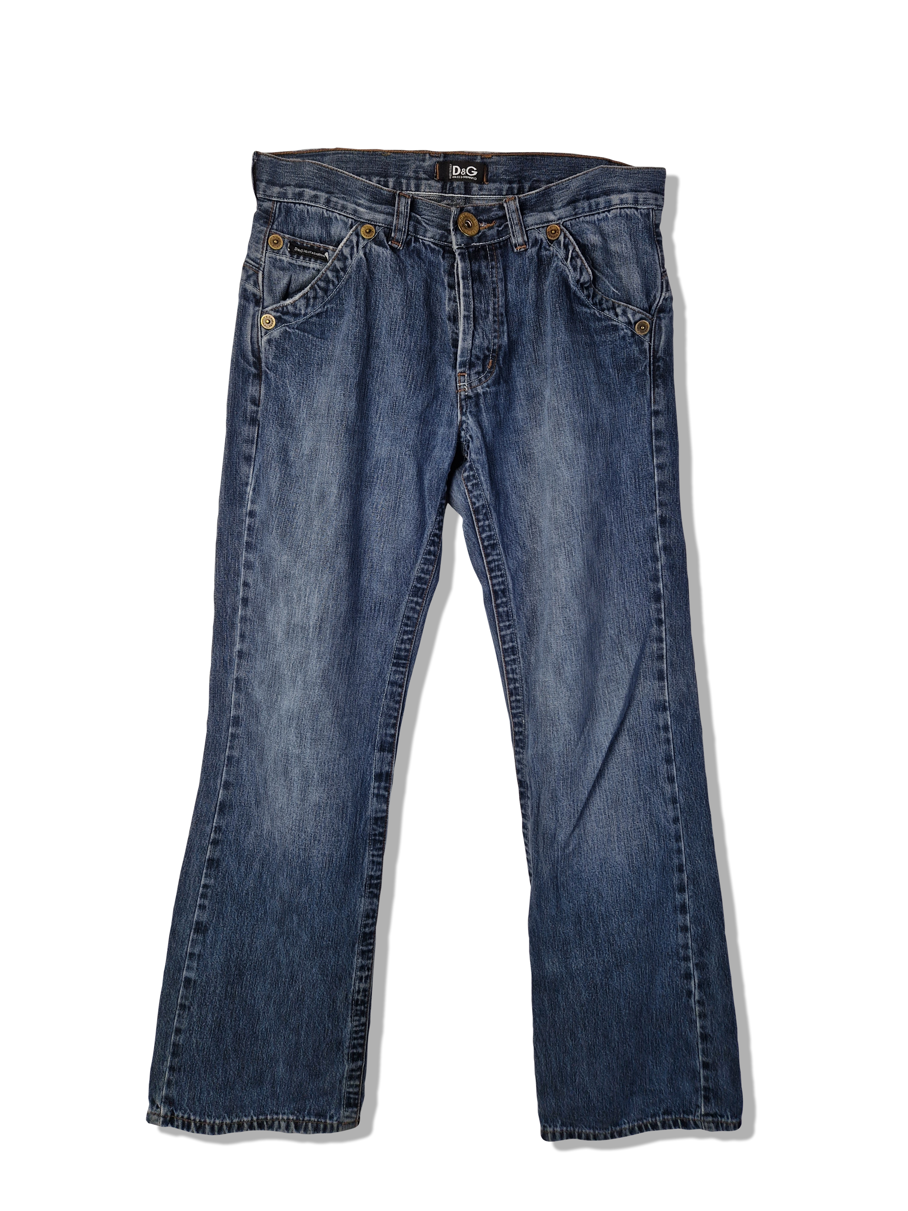 Y2K Dolce & Gabbana Jeans 779 Model Dunkelblau W32 L32 - RareRags