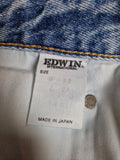 Vintage Edwin Jeans Made In Japan Hellblau W32 L28