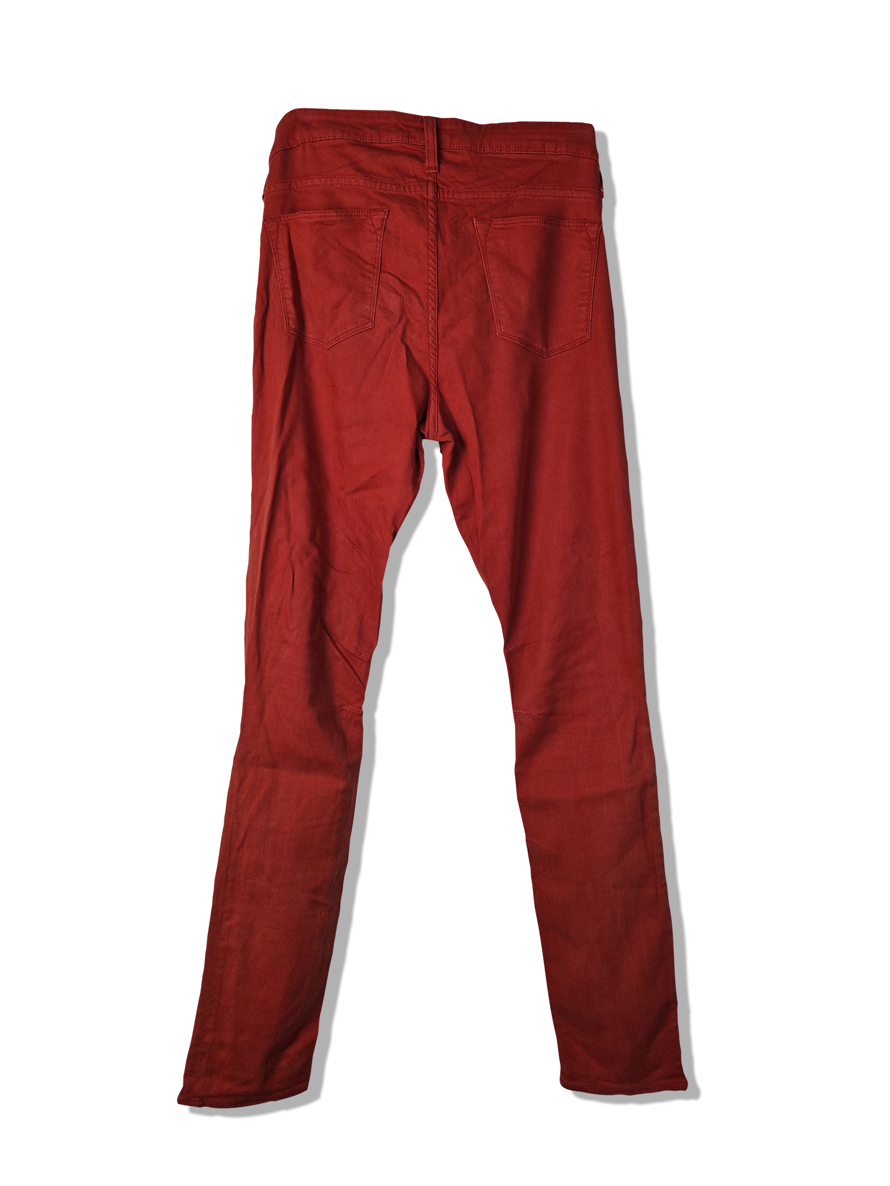 Helmut Lang Hose Skinny Made In USA Orange 29 - RareRags