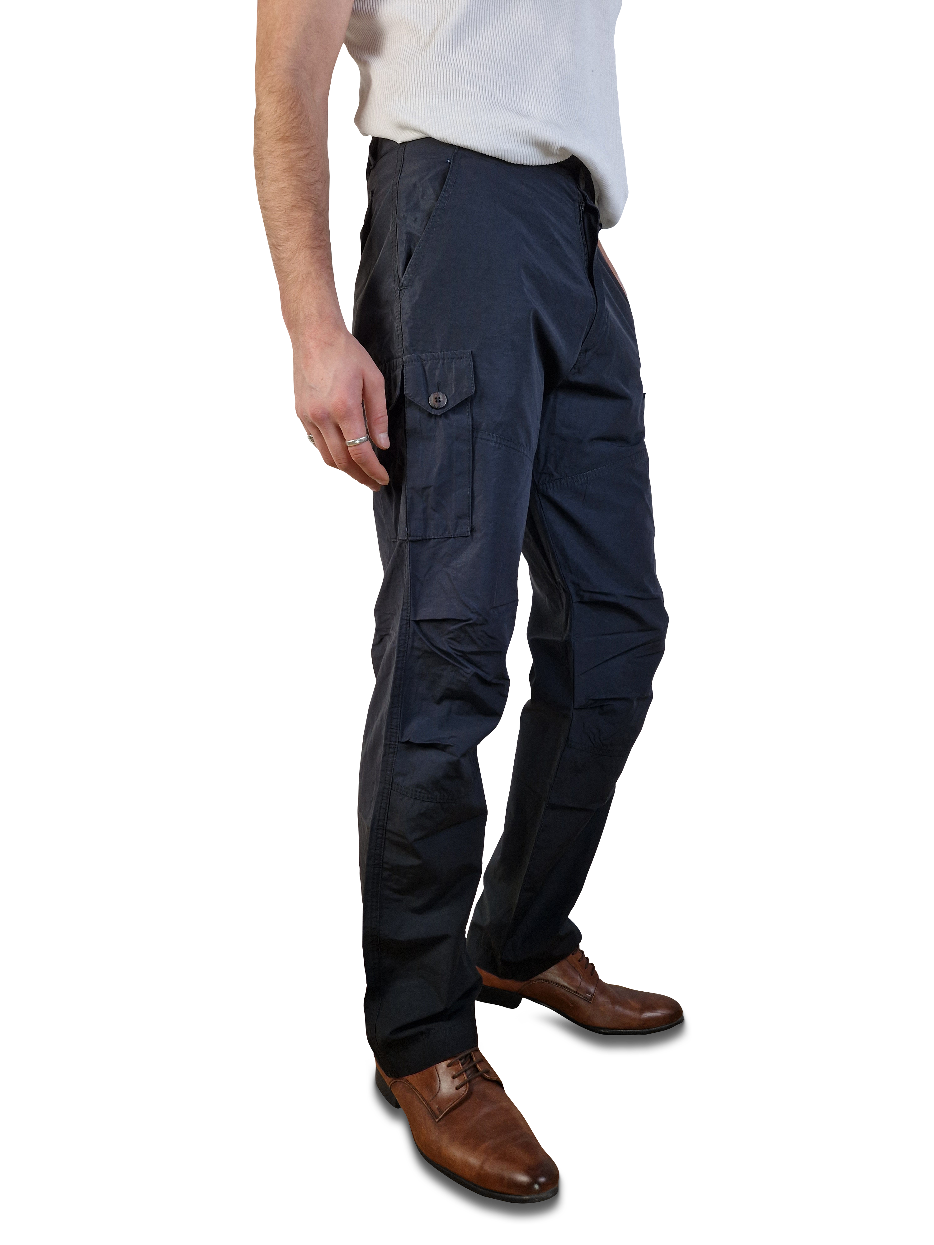 Vintage Versace Cargohose Made In Italy Schwarz 32