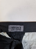 Vintage Versace Cargohose Made In Italy Schwarz 32