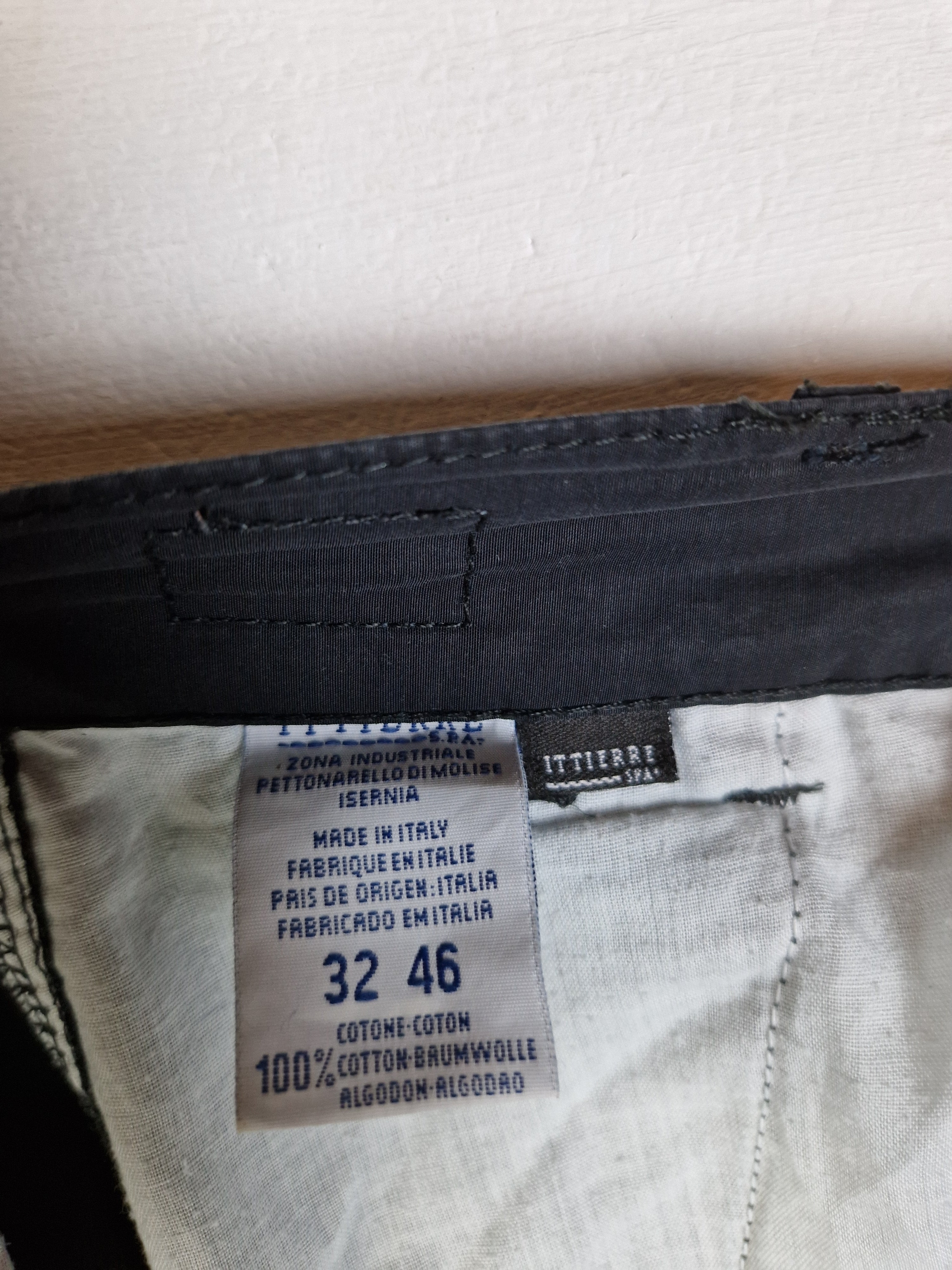 Vintage Versace Cargohose Made In Italy Schwarz 32