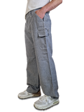 Bogner Cargohose Comfort Fit Leinen Anteil Hellblau Grau L-XL