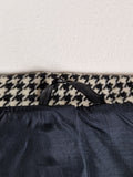 Vintage Blazer Basic Schwarz Weiß M-L