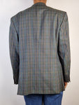 Vintage Windsor Blazer 80s Schurwolle Made In west Germany Grau (48) M